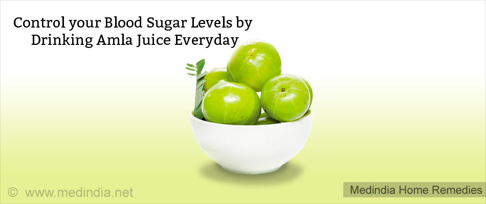 What is a natural way to bring down blood sugar levels in a diabetic?