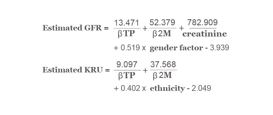 Estimated GFR and KRU
