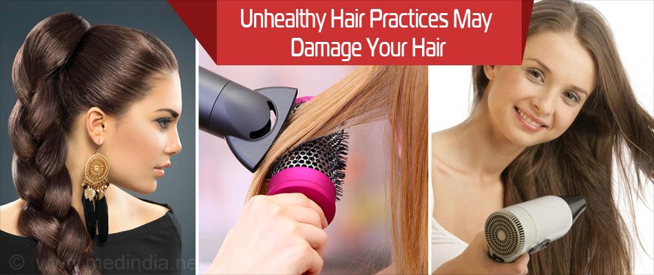 Unhealthy Hair Practices can Lead to Hair Loss