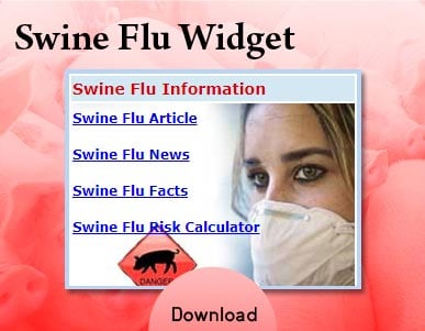 Swine Flu Widget