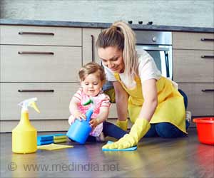 Babies Frequently Exposed to Household Cleaning Products More Prone to Asthma, Wheeze