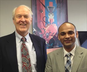 Prof Funderburgh and Doctor Sayan Basu Prof Funderburgh and Doctor Sayan Basu