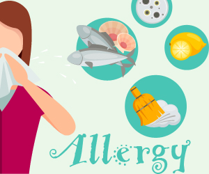 Infographics on Allergy