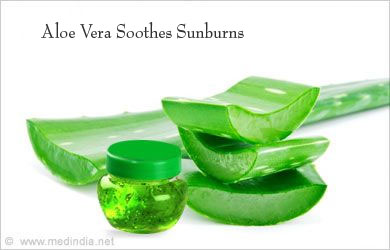 Aloe Vera for Sunburns