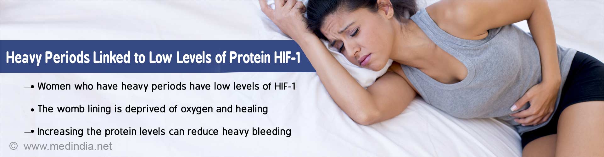 heavy periods linked to low levels of protein HIF-1
- women who have heavy periods have low levels of HIG-1
- the lining is deprived of oxygen and healing
- increasing the protein levels can reduce heavy bleeding