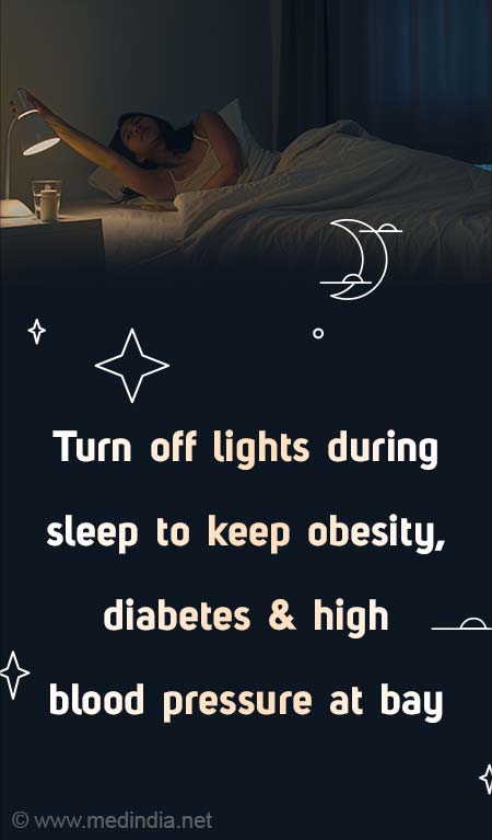 Sleeping with Lights On Make you Diabetic and Obese