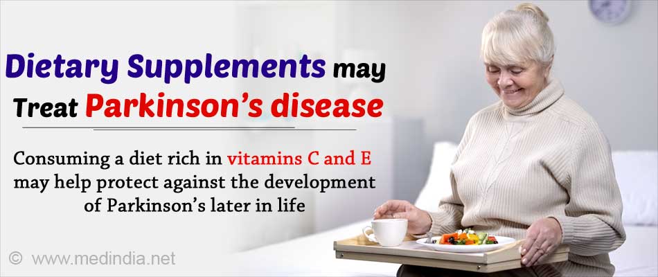 Vitamin C and E may Help Treat Parkinson’s Disease