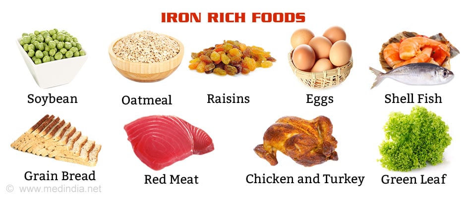 Alimentos ricos en hierro